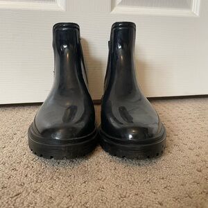 Circus Black Ankle Rain Boots